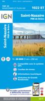 Wandelkaart - Topografische kaart 1022ET Saint-Nazaire & Parc Naturel Regional de Briere | IGN - Institut Géographique National