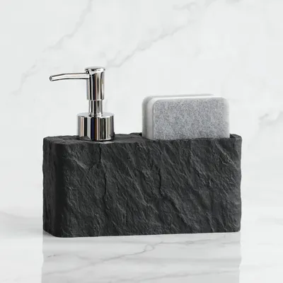 StoneTouch Zeepdispenser met Sponshouder