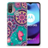 Motorola Moto E20 | E40 | Hoesje maken | Cirkels en Vlinders