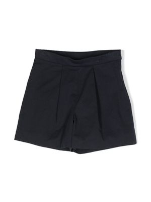 Bonpoint short en coton à plis - Bleu