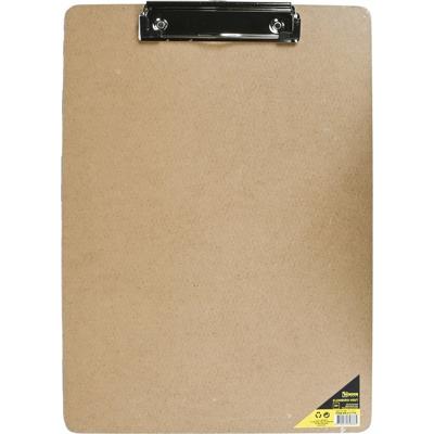 Benson Klembord - 1x stuks - A4 - hout - clipboard met papierklem - 23 cm