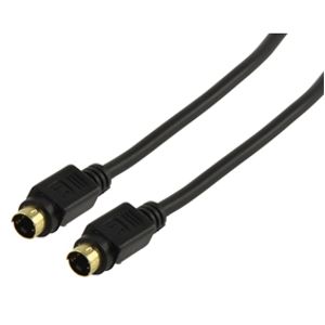 Valueline CABLE-524/15 S-videokabel 15 m S-Video (4-pin) Zwart