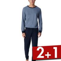 Schiesser Fine Interlock Pyjamas With Cuff - thumbnail