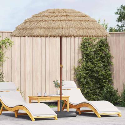 Strandparasol Bruin Ø 206 x 209.5 cm Staal