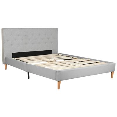 Bed Home ESPRIT Lichtgrijs 170 X 219 X 104 CM
