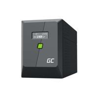 Green Cell UPS Line-interactive 1,5 kVA 900 W 4 AC-uitgang(en)