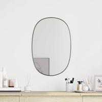 VidaXL Wandspiegel 60x40 cm zwart