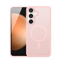Dux Ducis Yind Samsung Galaxy S25 FE hoesje - slanke backcover met MagSafe ondersteuning - Lichtroze Dux Ducis Yind Samsung Galaxy S25 FE hoesje - slanke backcover met MagSafe ondersteuning - Lichtroze