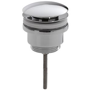 Wiesbaden Caral Clickwaste Afvoerplug - 5/4inch - Chroom