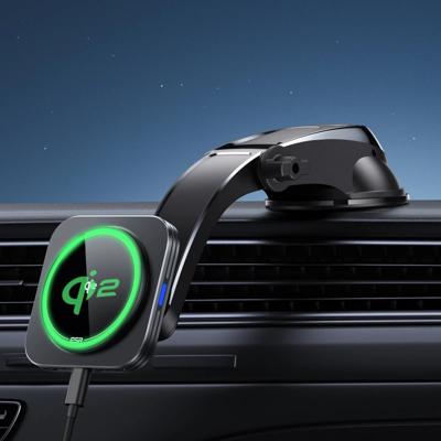 Qi2 Dashboard Wireless Charger (HaloLock) - Black