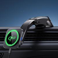 Qi2 Dashboard Wireless Charger (HaloLock) - Black