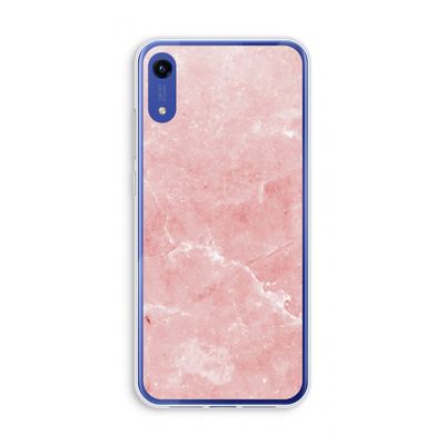 Roze marmer: Honor Play 8A Transparant Hoesje
