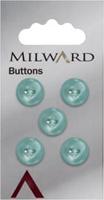 Milward Knoop Parelmoer Lichtgroen 12mm (5 stuks)