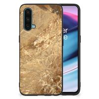 OnePlus Nord CE 5G Marmeren Print Telefoonhoesje Marmer Creme