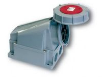 CEE wandcontactdoos 125A IP67 5-polig