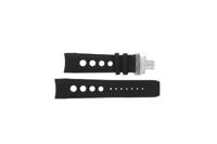 Horlogeband Tissot T0794272605700A / T610034296 Leder Zwart 23mm