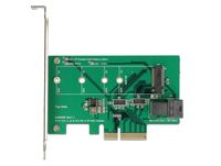 DeLOCK PCI Express Card > 1 x internal NVMe M.2 PCIe / 1 x internal SFF-8643 NVMe controller 89517 - thumbnail