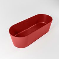 Vrijstaand bad Mondiaz Noble | 180x75 cm | Solid surface | Ovaal | Fire