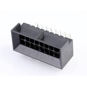 Molex 444281605 Male header, inbouw (standaard) Totaal aantal polen: 16 Inhoud: 1 stuk(s) Tray