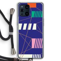 Gestalte 5: Oppo Find X3 Transparant Hoesje met koord
