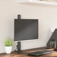 VidaXL Monitorbeugel vesa 75/100 mm zwart staal