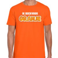 Oranje t-shirt Holland / Nederland supporter ik juich voor oranje EK/ WK voor heren - thumbnail