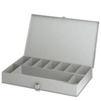 Phoenix Contact 6/25 Assortimentskoffer (l x b x h) 206 x 357 x 48 mm Aantal vakken: 10 Vaste onderverdeling Inhoud 1 stuk(s)