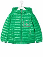 Moncler Enfant veste matelassée à fermeture zippée - Vert