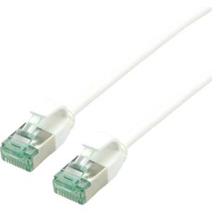 roline recycled material RJ45 (cross) Netwerkkabel Aansluitkabel CAT 6A U/FTP 3 m Wit