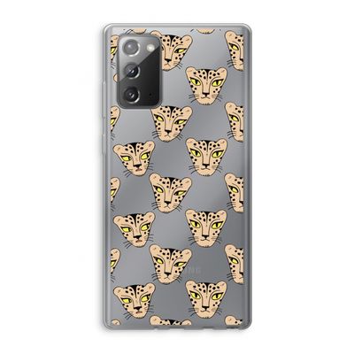 Tijger: Samsung Galaxy Note 20 / Note 20 5G Transparant Hoesje