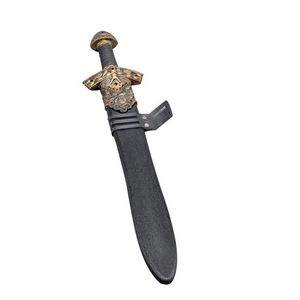 Verkleed koning excalibur zwaard 45 cm goud/goud   -