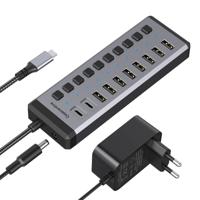 Casecentive 10-in-1 USB-C & USB-A 10Gbps Charging Hub