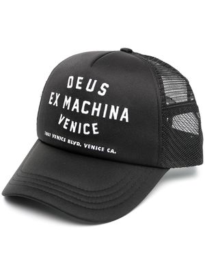 Deus Ex Machina casquette Venice à broderies - Noir