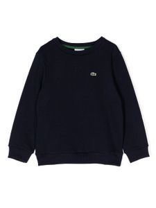 Lacoste Kids sweat à patch logo - Bleu