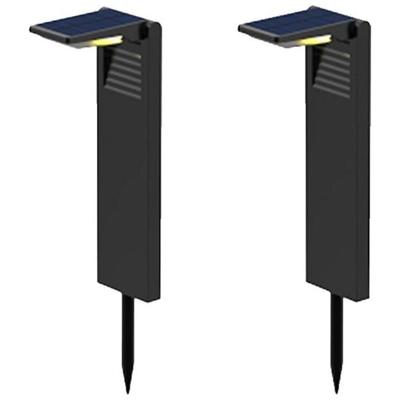 Set van 2 zonnebakens om te planten - LUMISKY - OSTRY - H41 cm - Koud witte LED
