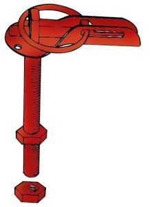 Set universele motorkaphaken/-pins - RVS GSGE52