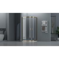 Adema Dawn Douchecabine - 90x90cm - kwartrond - goud mat SW1381733