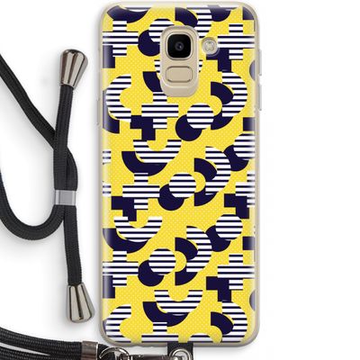 8-bit N°3: Samsung Galaxy J6 (2018) Transparant Hoesje met koord
