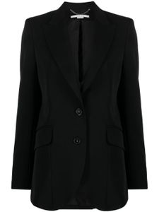 Stella McCartney blazer Iconic à revers pointus - Noir