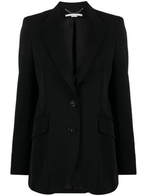 Stella McCartney blazer Iconic à revers pointus - Noir
