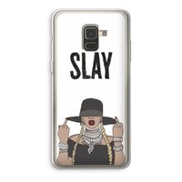 Slay All Day: Samsung Galaxy A8 (2018) Transparant Hoesje