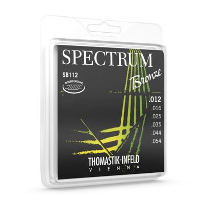 Thomastik SB112 Spectrum Bronze Roundwound Akoestische Snaren (12-54) Thomastik SB112 Spectrum Bronze Roundwound Akoestische Snaren (12-54)