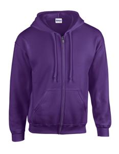 Gildan G18600 Heavy Blend™ Adult Full Zip Hooded Sweatshirt - Purple - XL