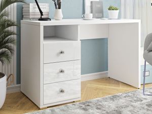 Bureau IRISTA 120 cm wit/hoogglans wit