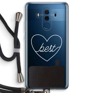 Best heart pastel: Huawei Mate 10 Pro Transparant Hoesje met koord