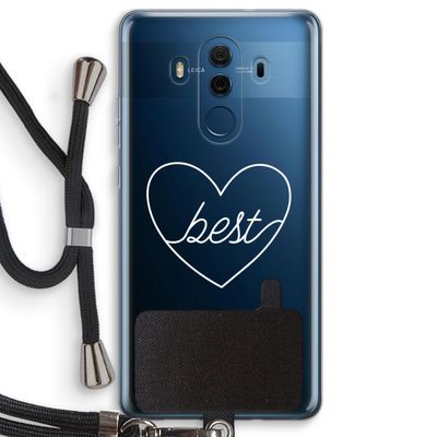 Best heart pastel: Huawei Mate 10 Pro Transparant Hoesje met koord