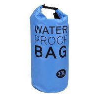 Blauwe waterdichte tas 30 liter