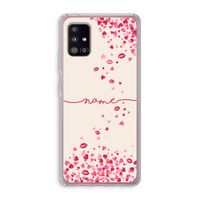 Hartjes en kusjes: Samsung Galaxy A51 5G Transparant Hoesje Hartjes en kusjes: Samsung Galaxy A51 5G Transparant Hoesje