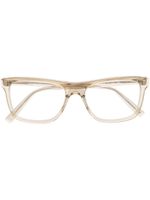 Saint Laurent Eyewear lunettes de vue à monture rectangulaire transparente - Tons neutres