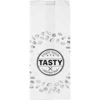 Zak | Snackzak | Ersatzpapier | Nr. 25 | 0 |5 pond | 11/ 4x29cm | TASTY | wit | 5 kg